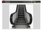 Escalator d'intérieur de promenade mobile des balustrades en caoutchouc VVVF de la hausse 6000mm avec le panneau de peigne d'alliage d'aluminium