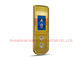 Cannette de fil Lop d'ascenseur de matrice de points de couleur d'or avec le panneau de commande d'ascenseur